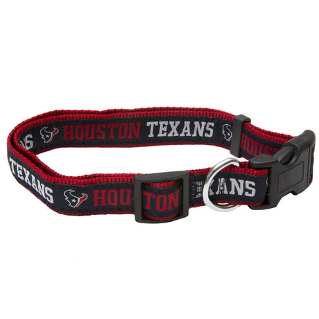 Texans Pets First Nylon Dog Collar