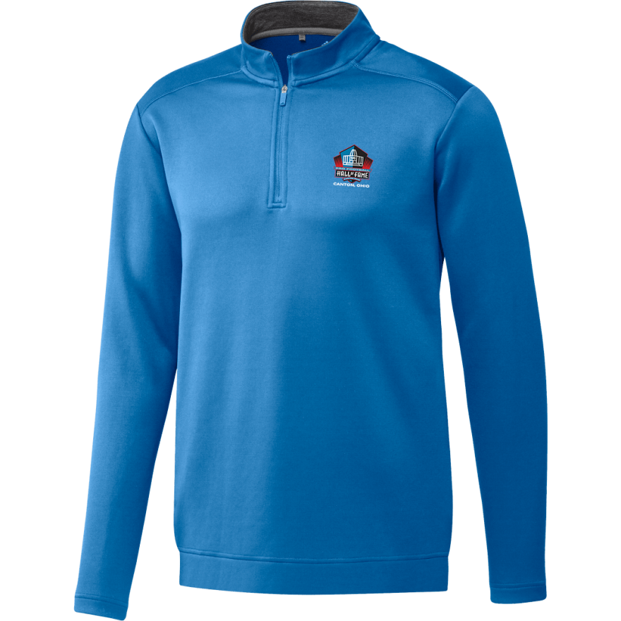 Hall of Fame Adidas® DWR 1/4 zip Pullover- Blue