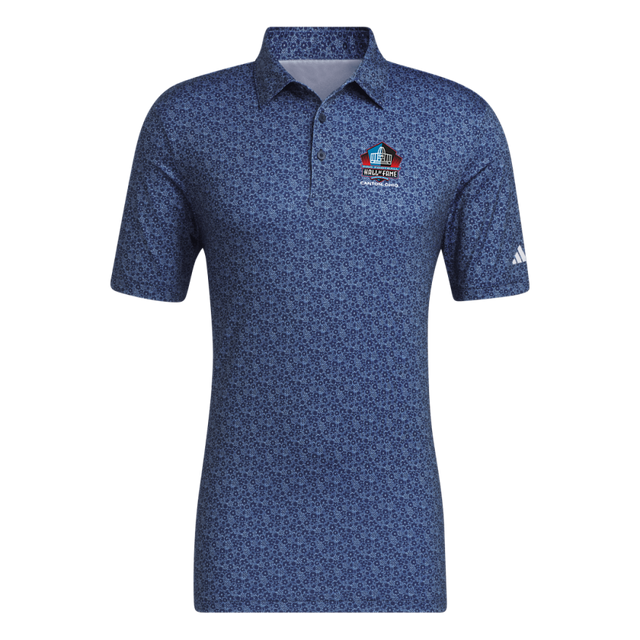 Hall of Fame Adidas Ultimate 365 Print Polo- Navy