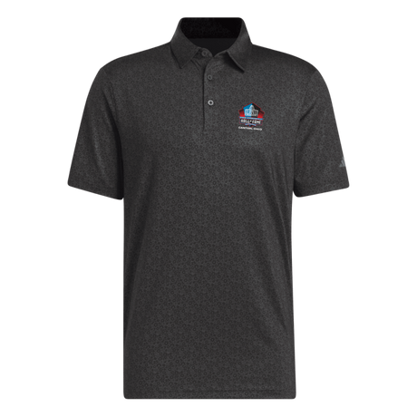 Hall of Fame Adidas Ultimate 365 Print Polo- Black