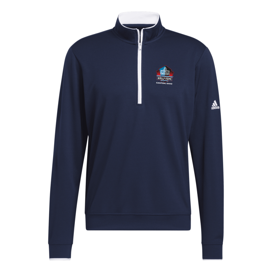 Hall of Fame Adidas® UPF 1/4 zip Pullover- Navy