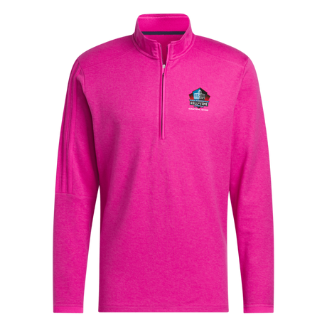 Hall of Fame Adidas® 3-Stripe Layer 1/4 zip Pullover- Fuchsia