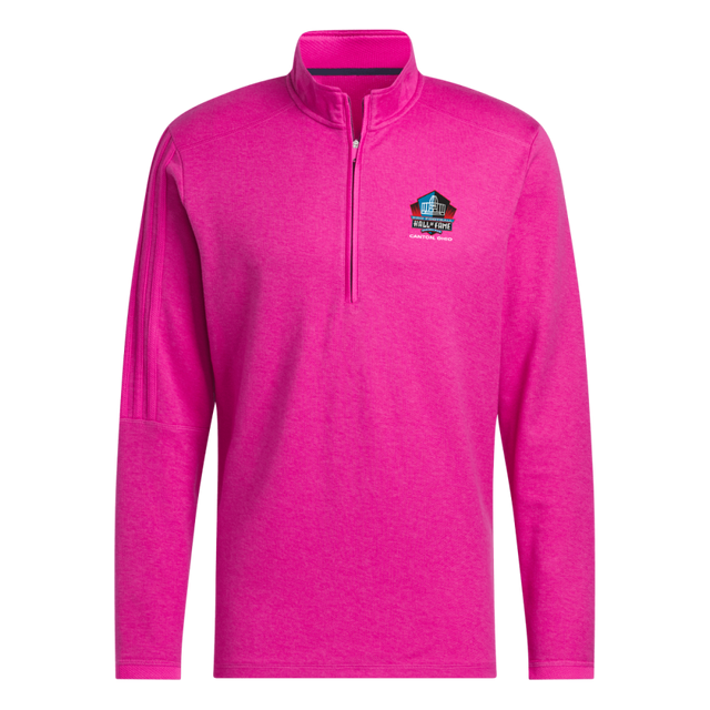 Hall of Fame Adidas® 3-Stripe Layer 1/4 zip Pullover- Fuchsia