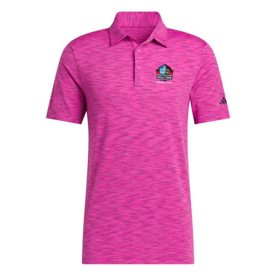 Hall of Fame Adidas Space Dye Polo - Fuchsia