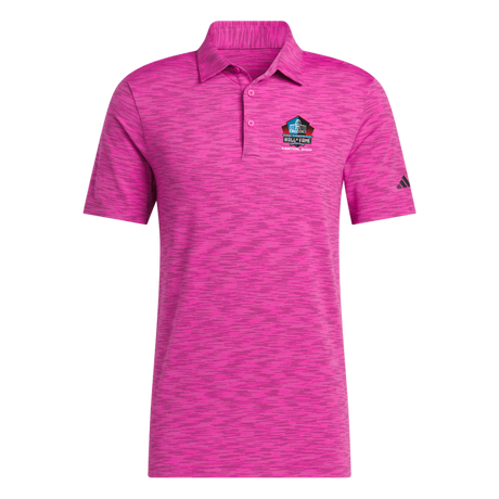 Hall of Fame Adidas Space Dye Polo - Fuchsia