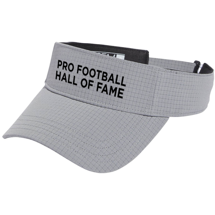 Hall of Fame Adidas Golf Visor Gray Pro Football Hall of Fame