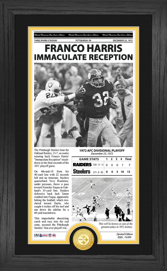 F harris immaculate newspaper – Pro Football Hall of Fame