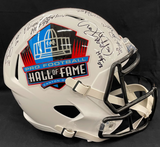 Hall of Fame Autographed Replica Helmet (Signed by 18 Hall of Famers)