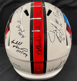 Hall of Fame Autographed Replica Helmet (Signed by 18 Hall of Famers)