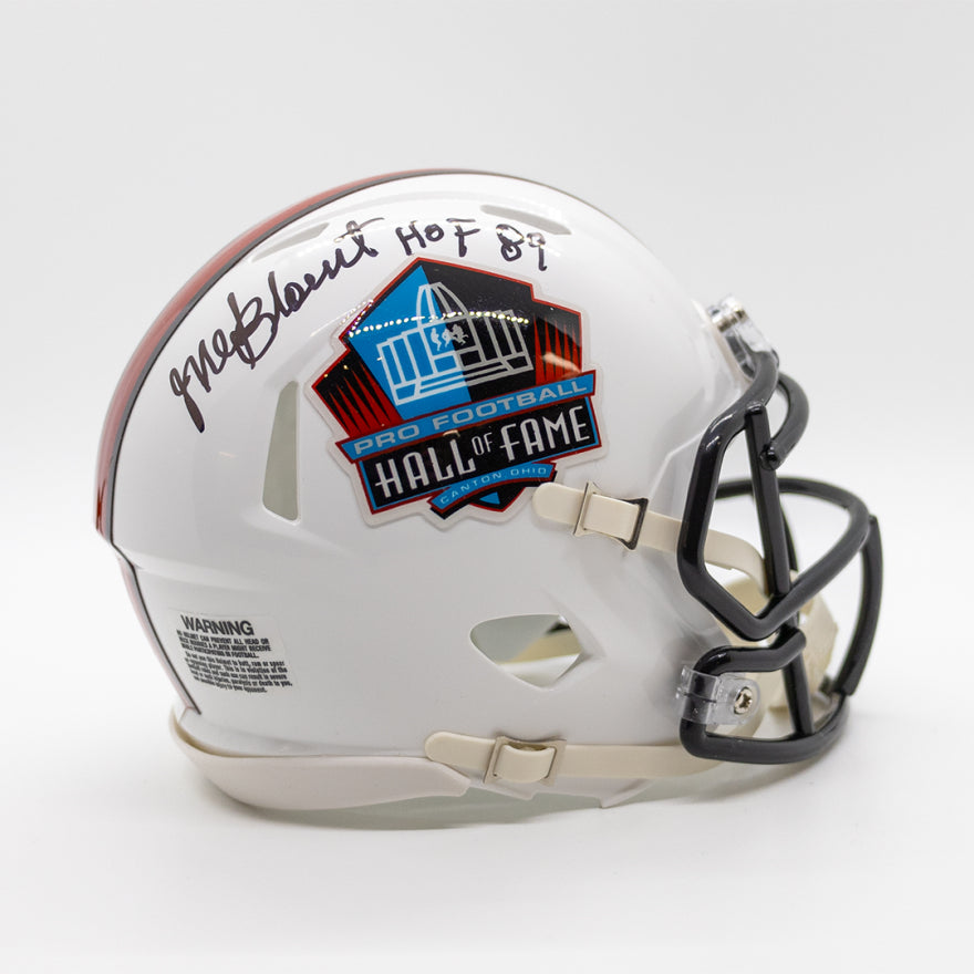 Mel Blount Autographed Hall Of Fame Mini Helmet