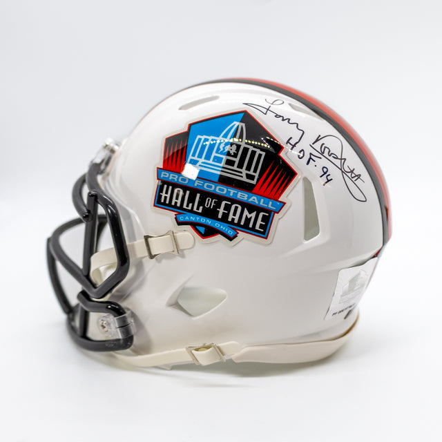 Tony Dorsett Autographed Hall Of Fame Mini Helmet
