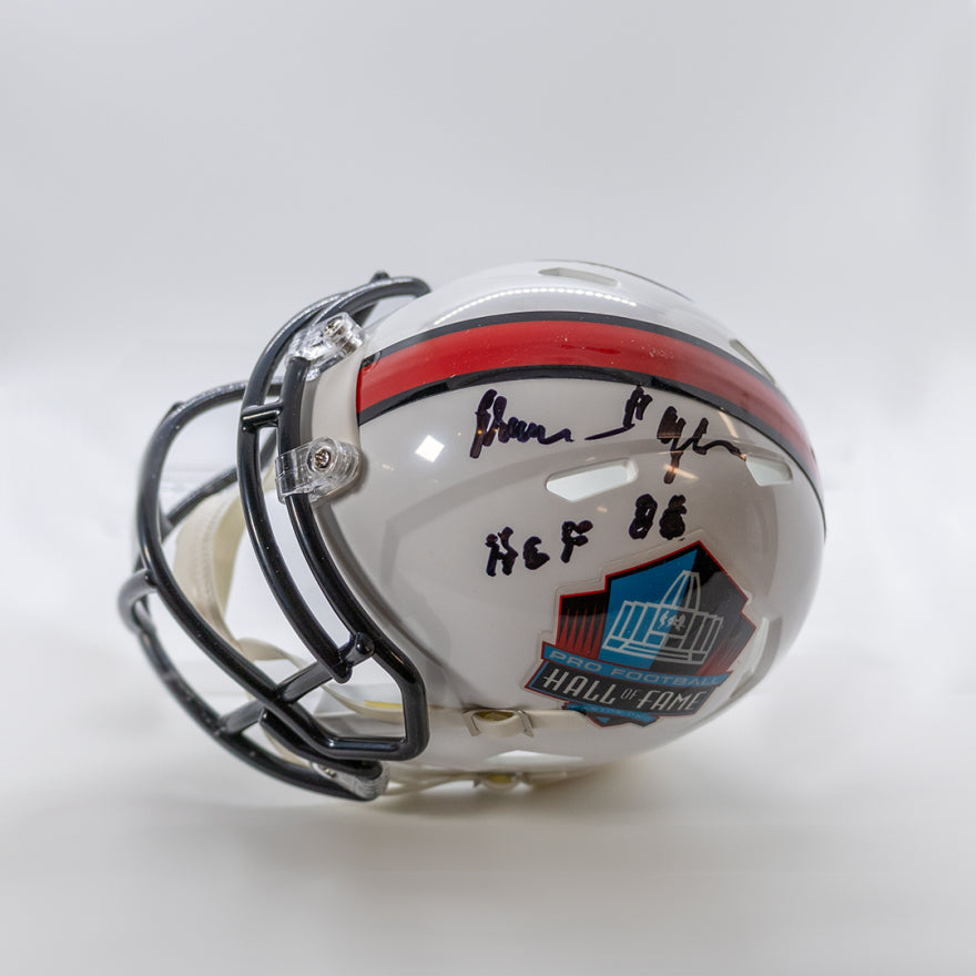 Alan Page Autographed Hall Of Fame Mini Helmet