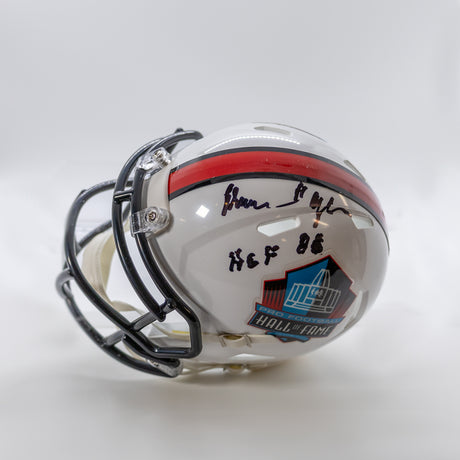 Alan Page Autographed Hall Of Fame Mini Helmet