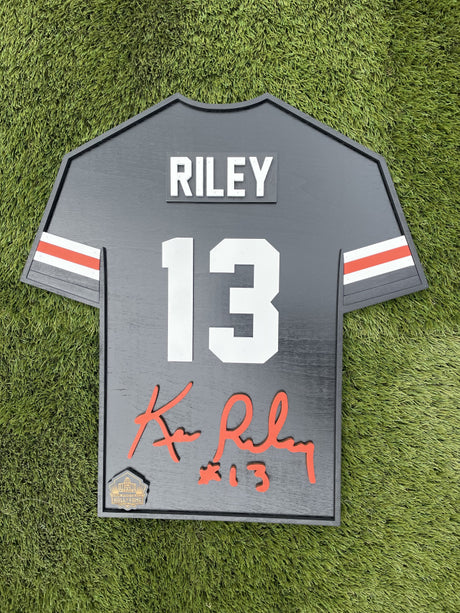 Ken Riley Wood Jersey 3D Sign