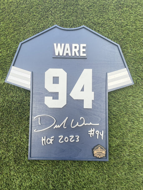 DeMarcus Ware Wood Jersey 3D Sign