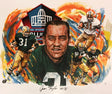 Jim Taylor Signed 30in x 25in Lithograph by Doug West