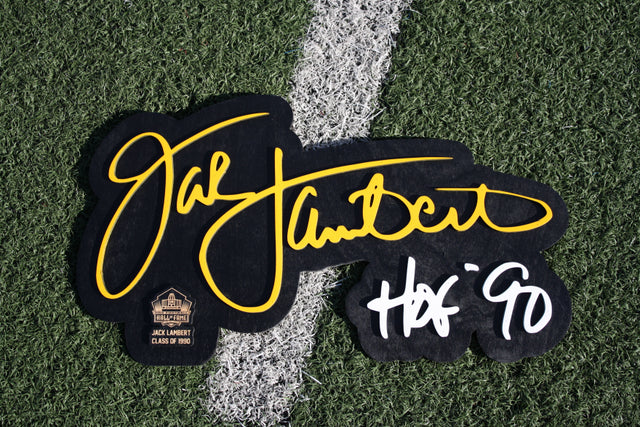 Jack Lambert 3D Signature Color Wall Sign