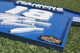 Peyton Manning Wood Jersey Blue 3D Sign