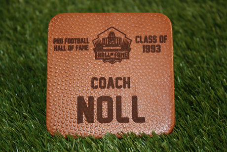 Chuck Noll Single Coach Coaster