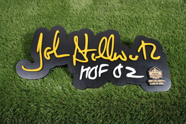 John Stallworth 3d Signature Color Wall Sign - DS