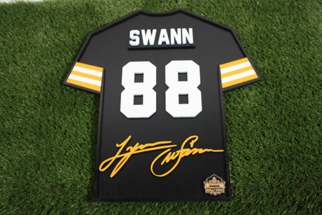 Lynn Swann Wood Jersey 3D Sign