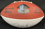 Jimbo Covert Class of 2020 Autographed Hall of Fame Football