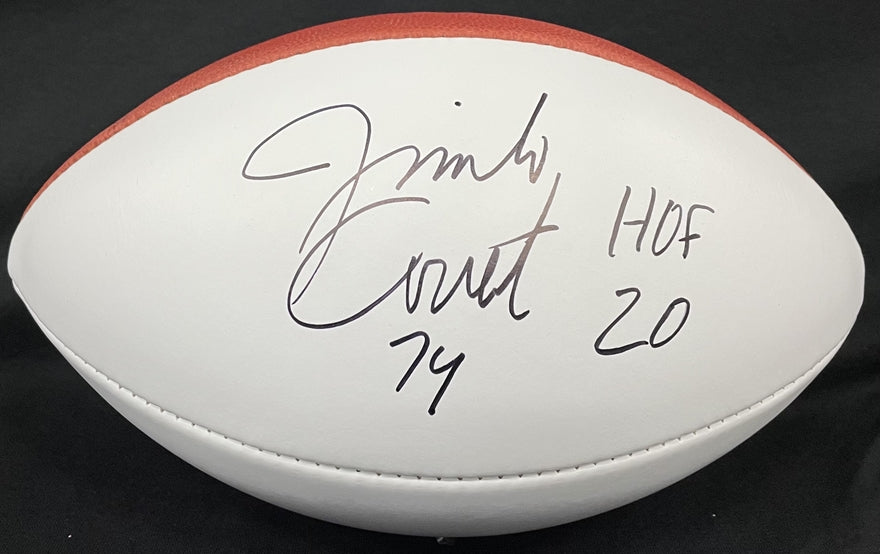 Jimbo Covert Class of 2020 Autographed Hall of Fame Football
