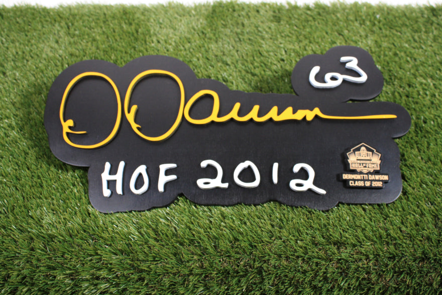 Dermontti Dawson Color Wood Sign