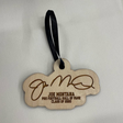 Joe Montana Signature Wood Ornament