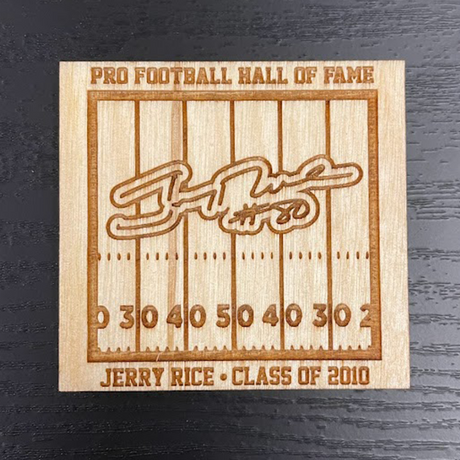 Jerry Rice Wood Signature Field Magnet