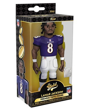 Ravens Lamar Jackson NFL Gold 12" Funko Pop!