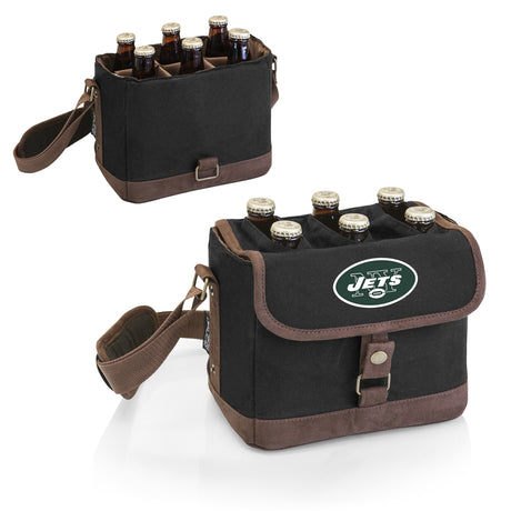 Jets Beer Caddy Cooler Tote with Opener by Picnic Time