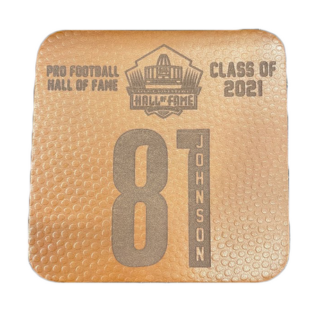 Calvin Johnson Leather Player Coaster