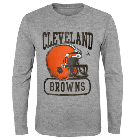 Browns Youth Head To Head Long Sleeve T-shirt