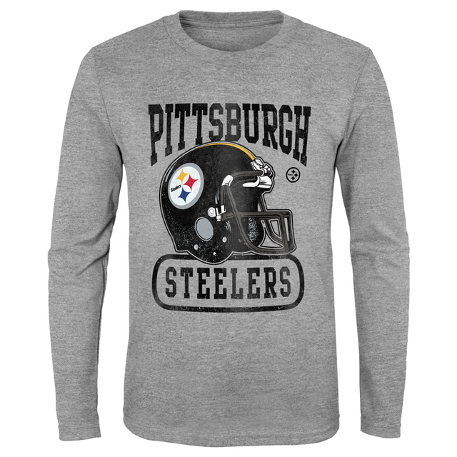 Steelers Youth Head To Head Long Sleeve T-shirt