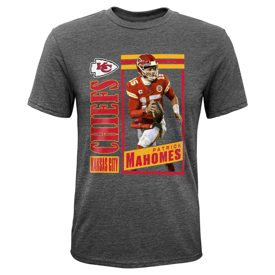 Patrick Mahomes Youth Trading Card Player T-Shirt