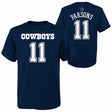 Cowboys Micah Parsons Youth Mainliner Name and Number T-Shirt