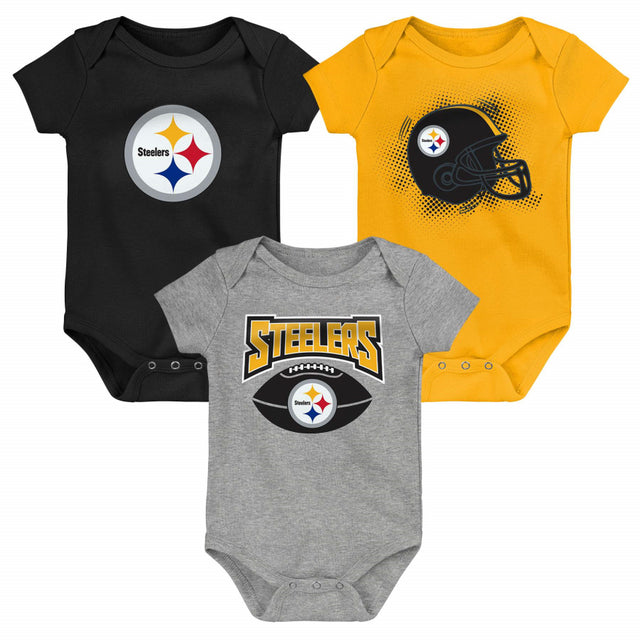 Steelers Infant Creeper 3-Piece Set