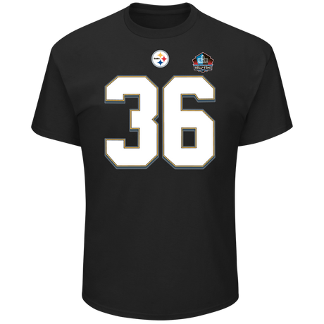 Jerome Bettis Pittsburgh Steelers Hall of Fame Name and Number Tee