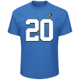 Barry Sanders Detroit Lions Hall of Fame Name and Number Tee