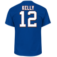 Jim Kelly Buffalo Bills 2017 Hall of Fame Name and Number Tee