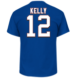 Jim Kelly Buffalo Bills 2017 Hall of Fame Name and Number Tee