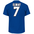 John Elway Denver Broncos 2017 Hall of Fame Name and Number Tee