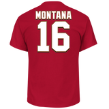 Joe Montana San Francisco 49ers 2017 Hall of Fame Name and Number Tee