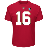 Joe Montana San Francisco 49ers 2017 Hall of Fame Name and Number Tee