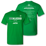 Jets Joe Klecko Class of 2023 Stat Tee