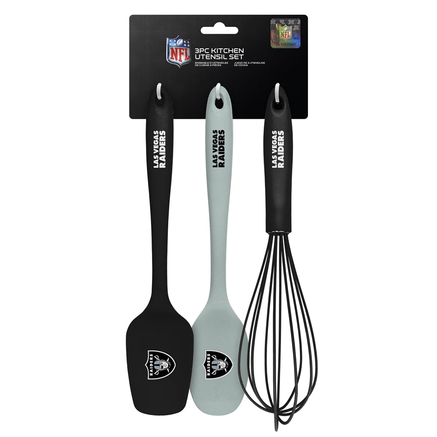 Raiders 3-pc Kitchen Utensil Set