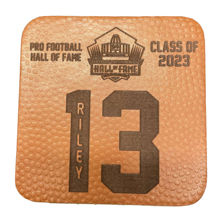 Ken Riley Class of 2023 Leather Player Coaster