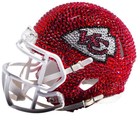 Chiefs Swarovski Crystal Mini Helmet