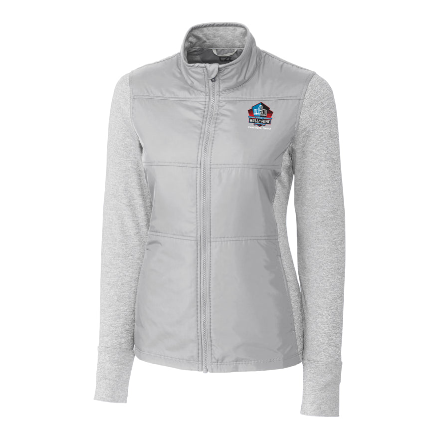 Hall of Fame Women's Stealth Quilted Full Zip - Gray